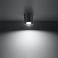 Plafondlamp Anthra Rondo – Antraciet & Aluminium