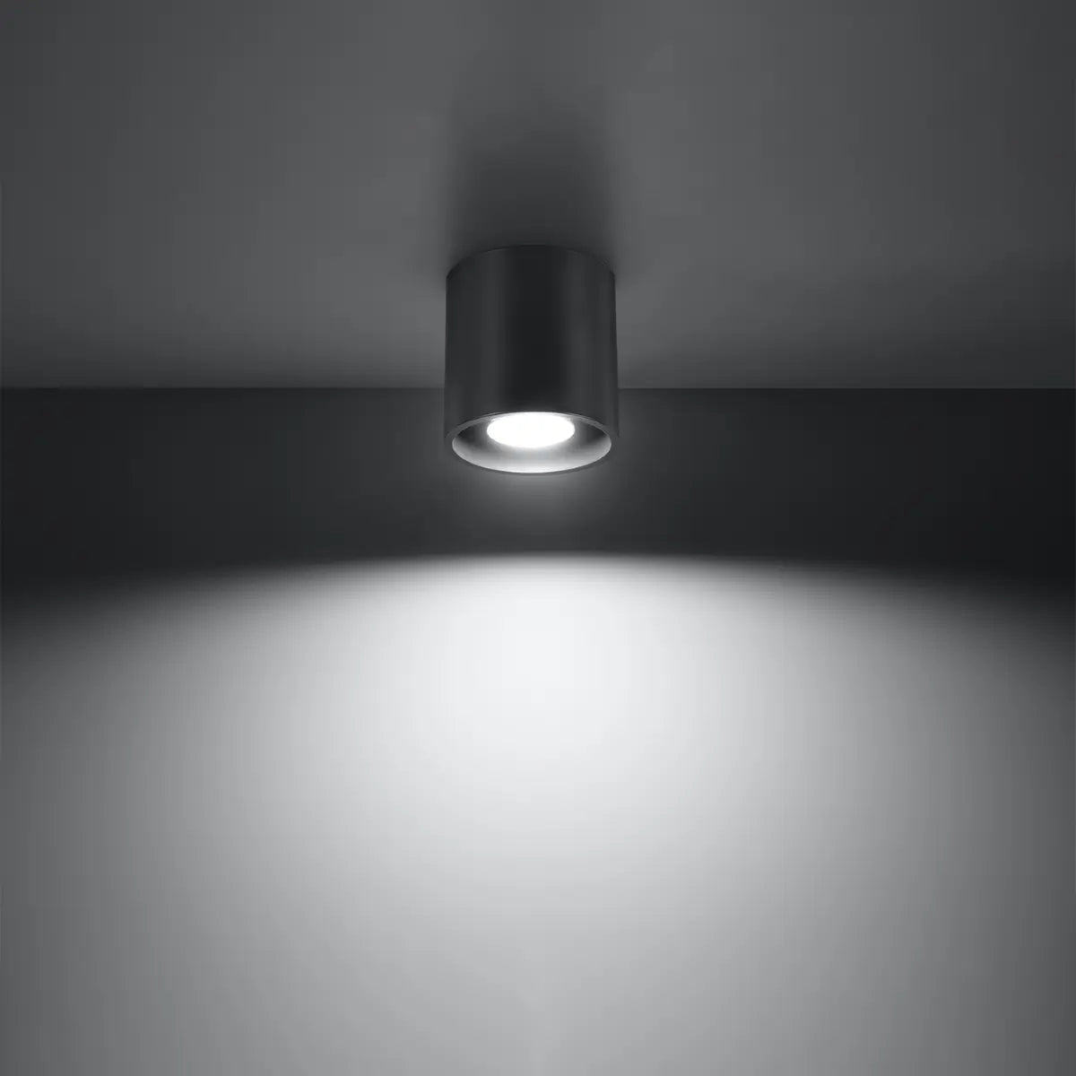 Plafondlamp Anthra Rondo – Antraciet & Aluminium