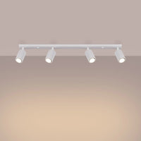 Plafondlamp Japandi 4 – Wit Aluminium