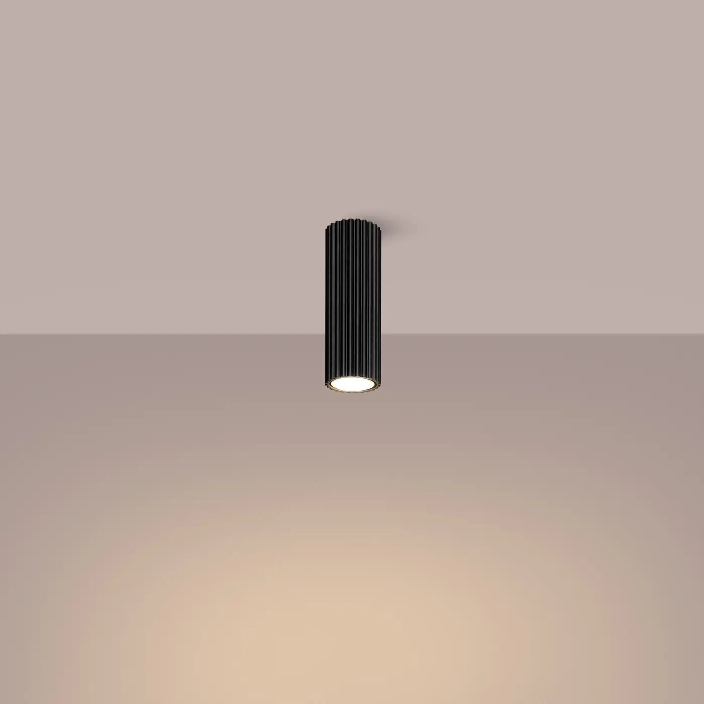 Deckenleuchte Japandi 20 – Schwarz & Aluminium