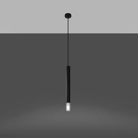 Pendelleuchte Matita Glass 1 – Schwarz & Glas
