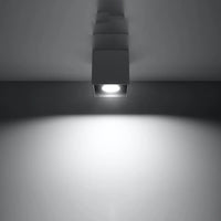 Plafondlamp Anthra Square – Antraciet & Aluminium