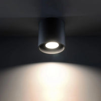 Plafondlamp Rondo 1 – Zwart Aluminium