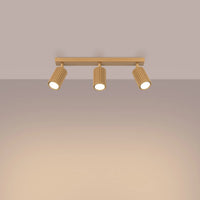 Deckenleuchte Japandi 3 – Gold Aluminium