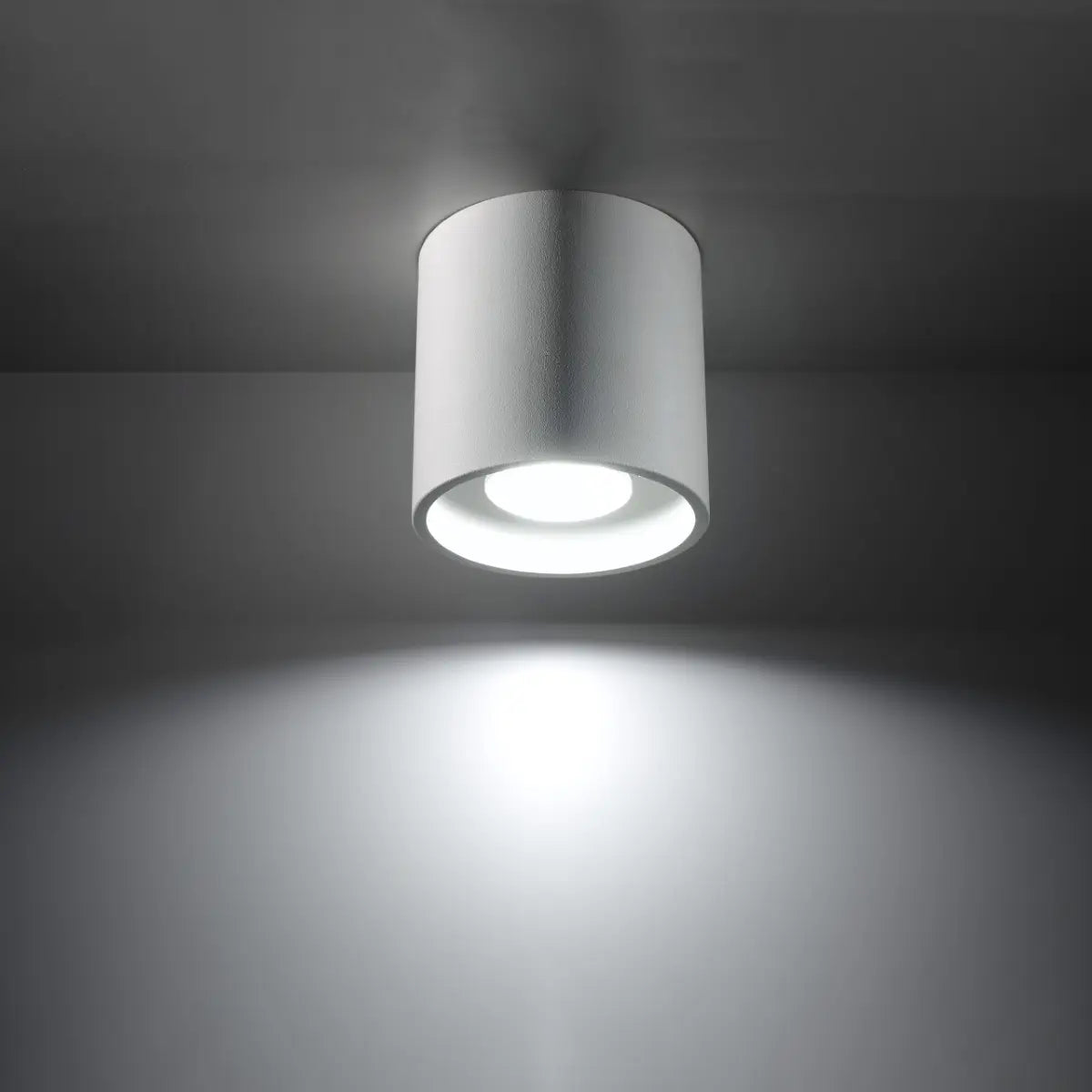 Plafondlamp Rondo 1 – Wit & Aluminium