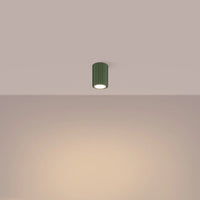 Deckenleuchte Japandi 10 – Grün & Aluminium