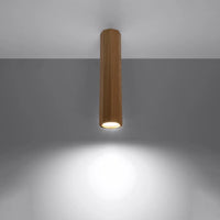 Deckenleuchte Hexagon 30 – Eiche & Holz