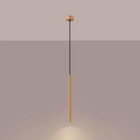 Pendelleuchte Candle 1 – Gold & Stahl