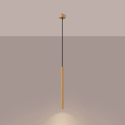 Pendelleuchte Candle 1 – Gold & Stahl