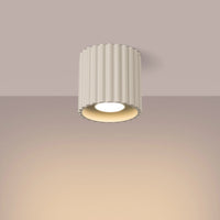 Spots Japandi Single – Beige & Aluminium