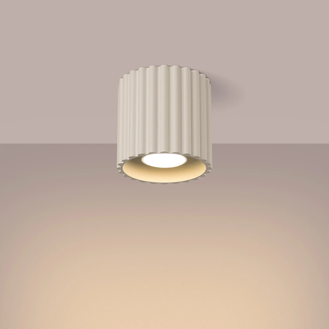 Spots Japandi Single – Beige & Aluminium