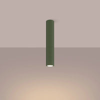 Plafondlamp Japandi 40 – Groen & Aluminium