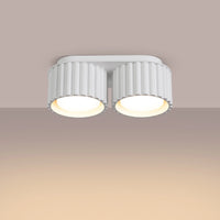 Spots Japandi Double-XS – Wit & Aluminium