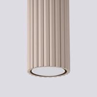 Deckenstrahler Japandi 10 – Taupe & Aluminium