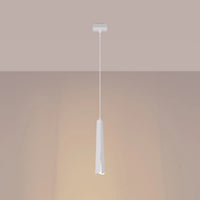 Hanglamp Prysma 1 – Wit & Staal