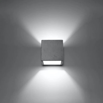 Wandlamp Square 1 – Grijs Beton