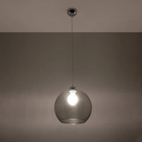 Hanglamp Globe – Grafiet Glas & Staal