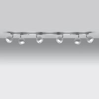 Deckenleuchte Retro 6 – Weiß & Stahl