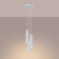 Hanglamp Japandi 3P – Wit Aluminium
