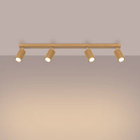 Deckenleuchte Japandi 4 – Gold & Aluminium