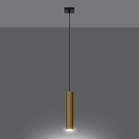 Hanglamp Tube 1 – Goud & Staal