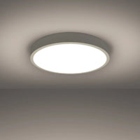 Plafondlamp Ufo Thin 50 – Wit & Aluminium