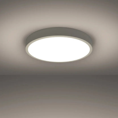 Plafondlamp Ufo Thin 50 – Wit & Aluminium