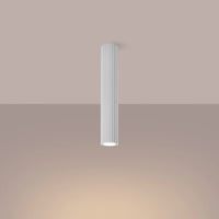 Plafondlamp Japandi 40 – Wit Aluminium