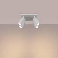 Plafondlamp Japandi 4S – Wit Aluminium