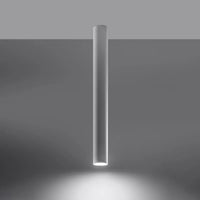 Deckenleuchte Tube Size 60 – Weiß & Stahl