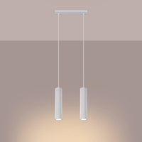 Hanglamp Japandi 2 – Wit & Aluminium