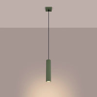 Hanglamp Japandi 1 – Groen & Aluminium