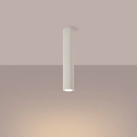 Plafondlamp Japandi 40 – Beige & Aluminium