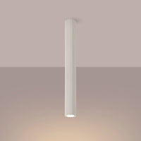 Plafondlamp Japandi 60 – Beige & Aluminium