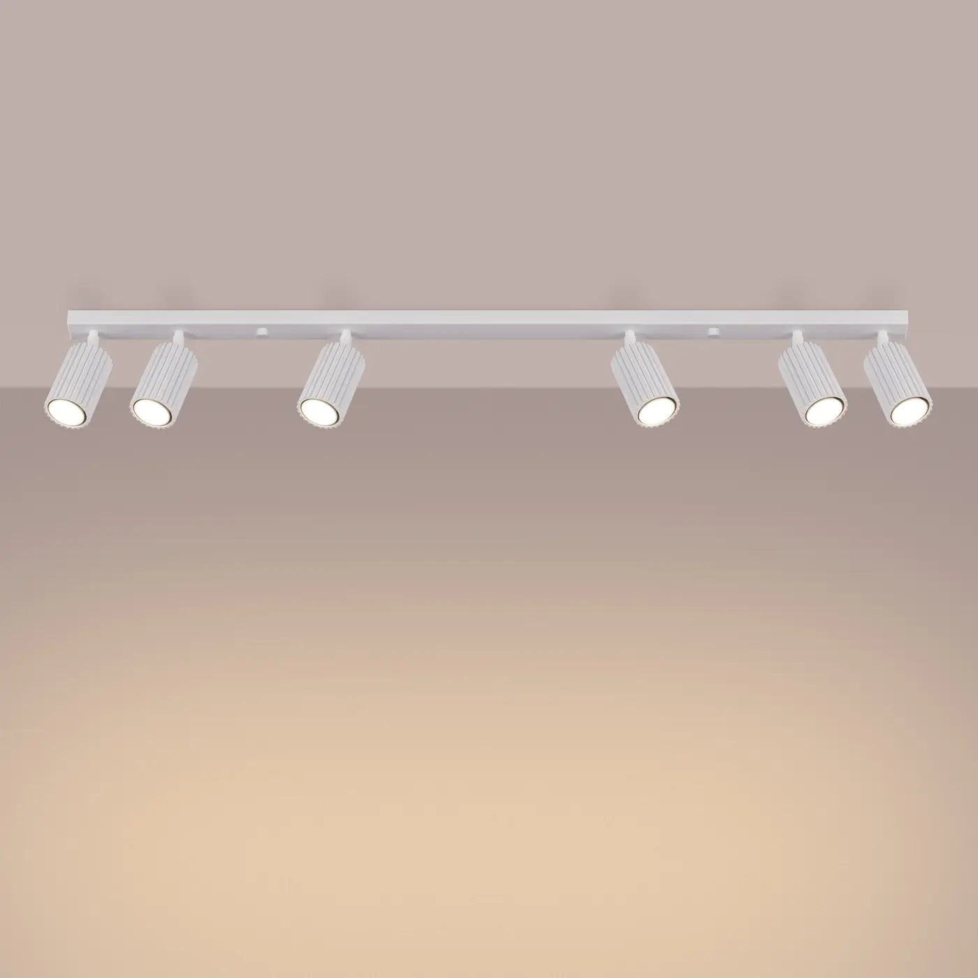 Plafondlamp Japandi 6 – Wit Aluminium