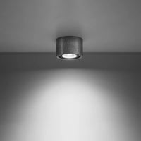 Plafondlamp Rondo 3 – Grijs & Beton