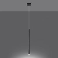 Hanglamp Slim Tube 1 – Grijs Beton