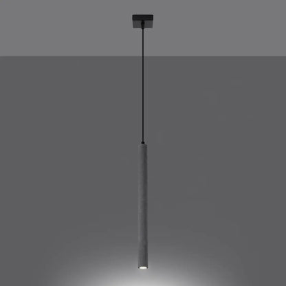 Hanglamp Slim Tube 1 – Grijs Beton