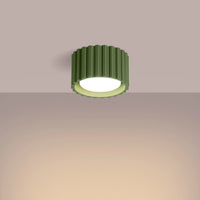 Spots Japandi Single-XS – Olijfgroen & Aluminium