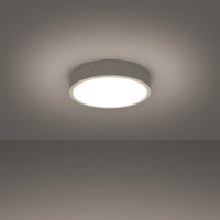 Deckenleuchte Ufo Thin 30 – Weiß & Aluminium