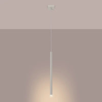 Hanglamp Matita 1 – Beige & Staal