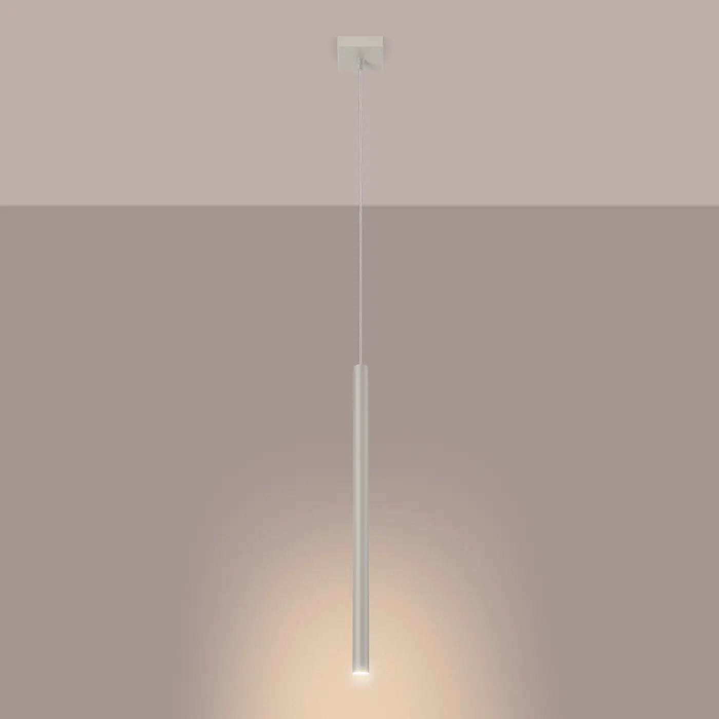 Hanglamp Matita 1 – Beige & Staal