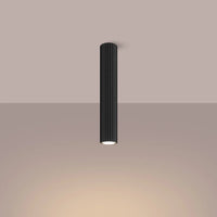 Deckenleuchte Japandi 40 – Schwarz & Aluminium