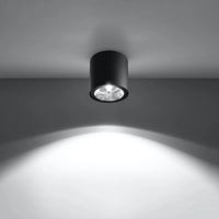Deckenstrahler Rondo Flash – Schwarz & Aluminium