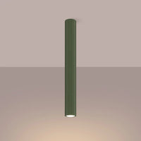 Plafondlamp Japandi 60 – Groen & Aluminium