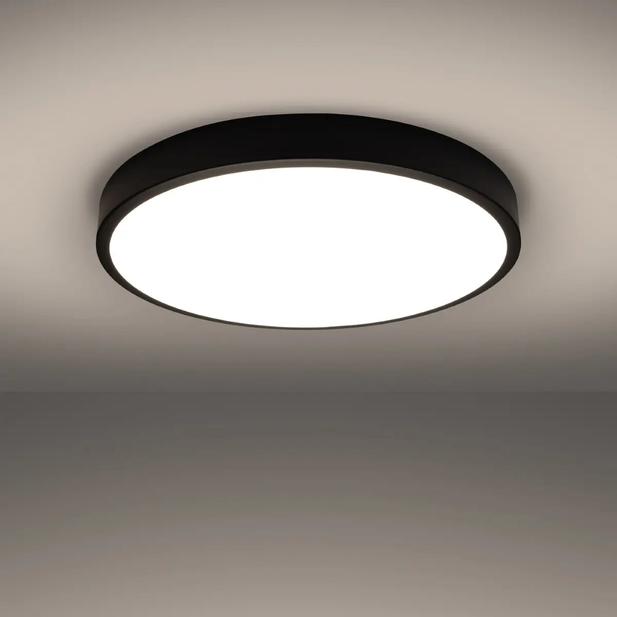 Deckenleuchte Ufo Thin 60 – Schwarz & Aluminium