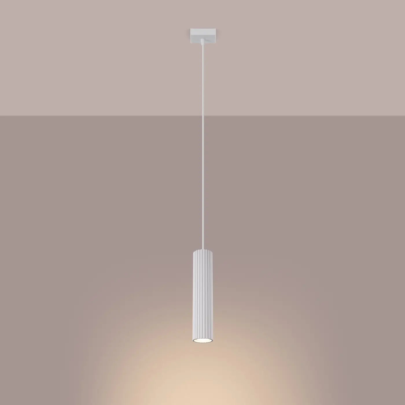 Hanglamp Japandi 1 – Wit Aluminium