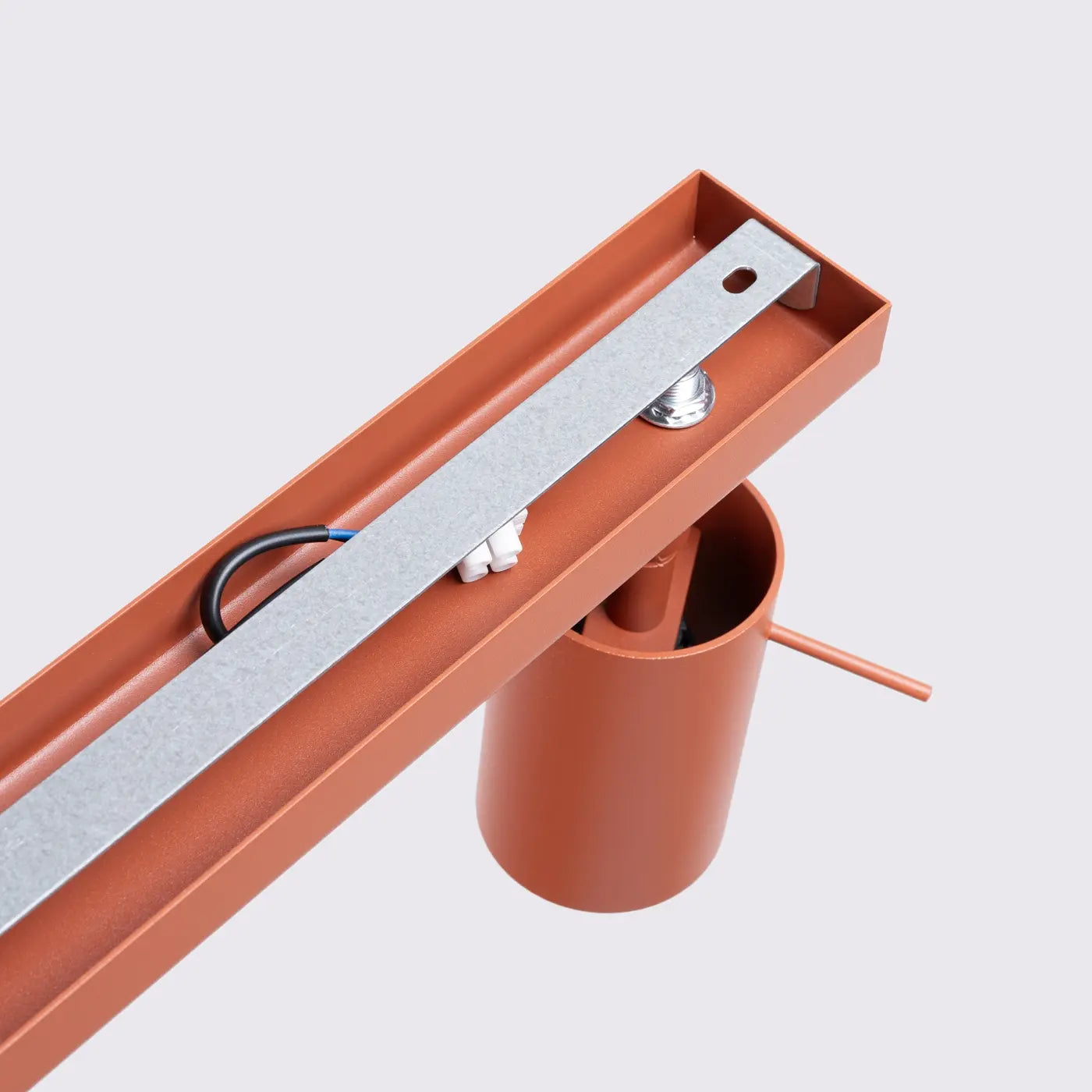 Plafondlamp Rondo 4 – Okerrood & Staal