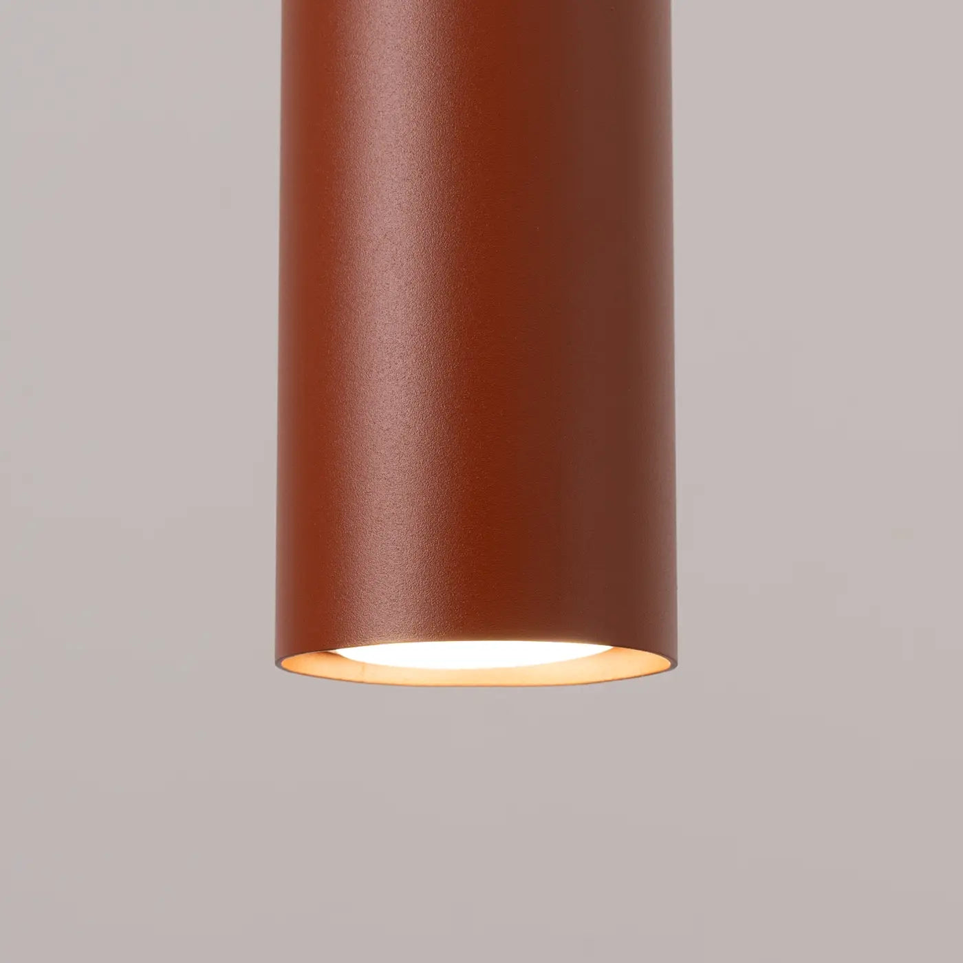 Hanglamp Tube 2 – Okerrood & Staal