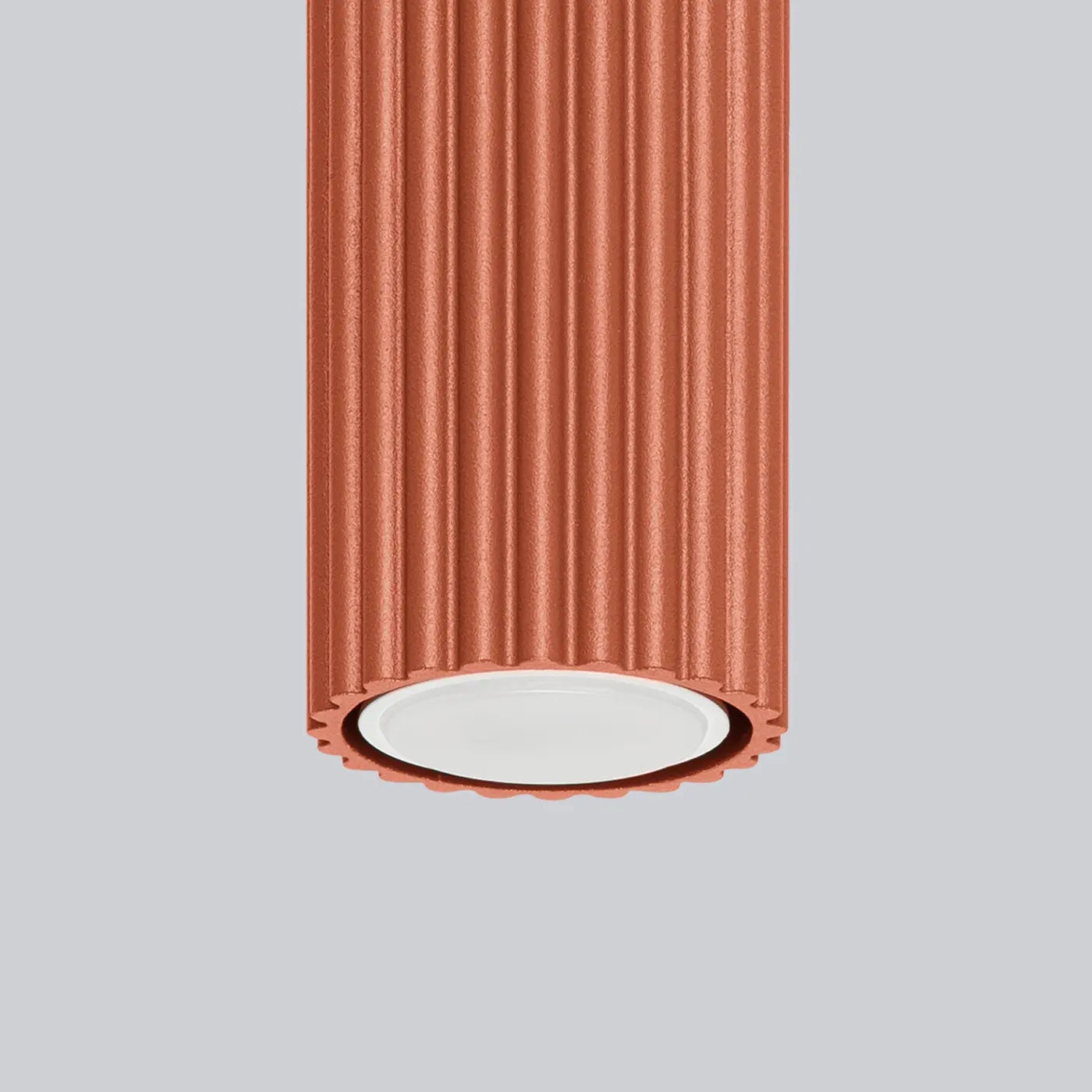 Plafondlamp Japandi 40 – Oker Rood & Aluminium